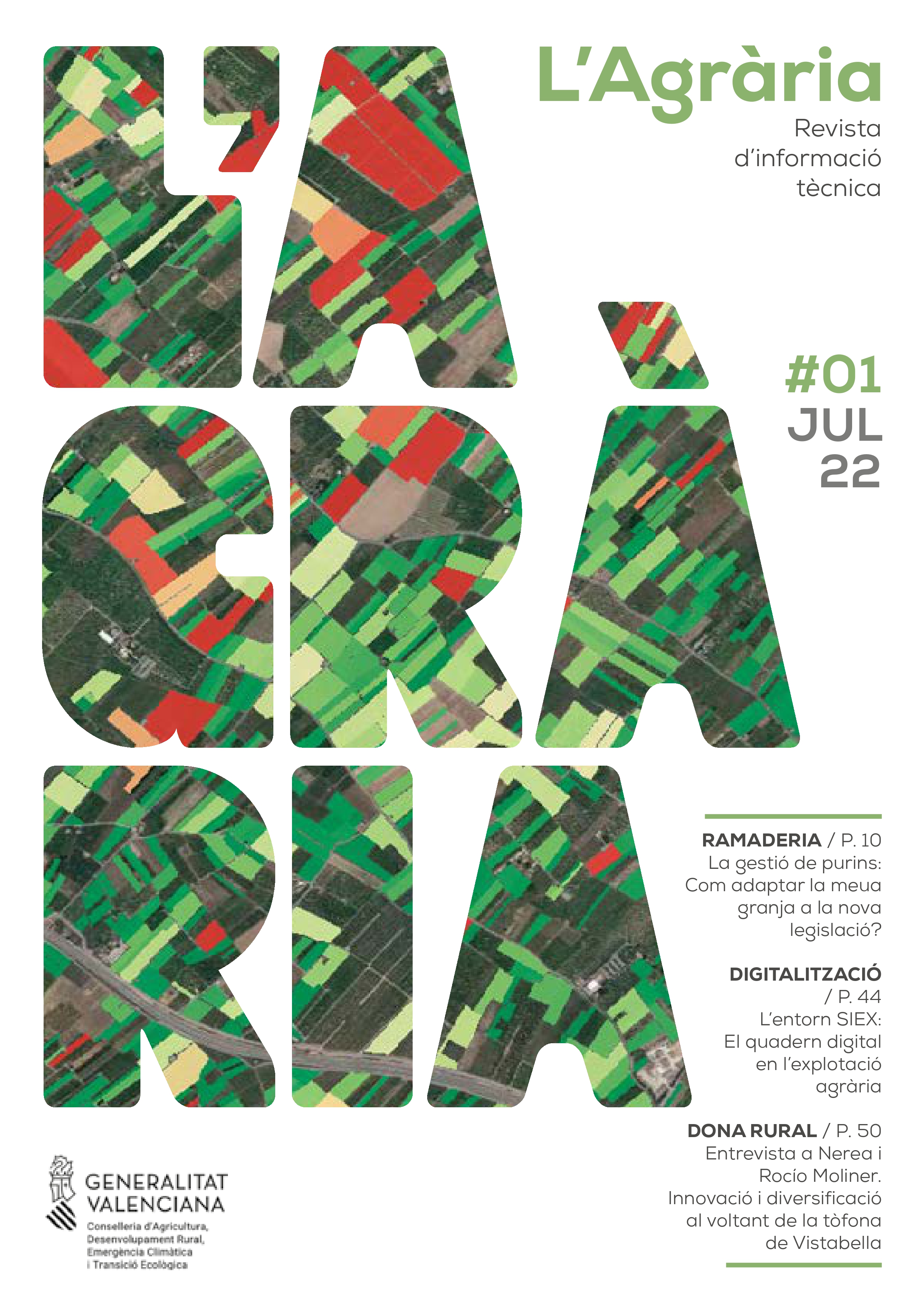 Revista L'Agrària #01, Juliol de 2022.